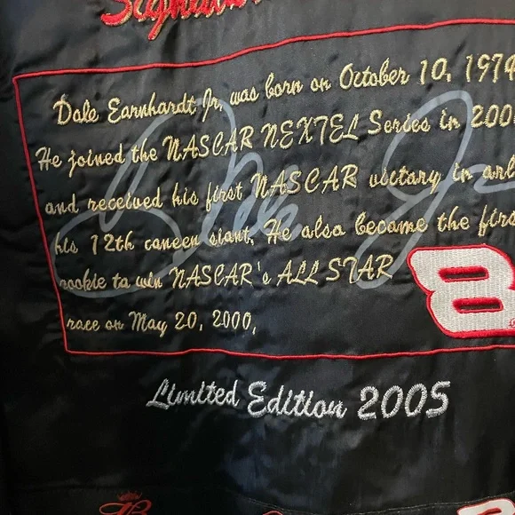 Vintage Wilson Leather Dale Jr # 486 of 1000 Signed jacket.very rare. - Picture 5 of 7